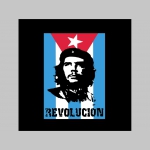 Che Guevara  polokošela s červenobielym lemovaním okolo límčekov a rukávov